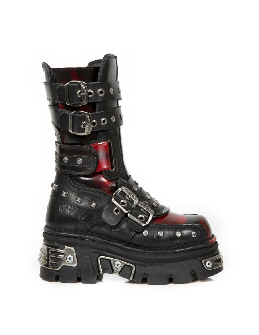 Femmes New Rock | Boot Metallic M-703-C3