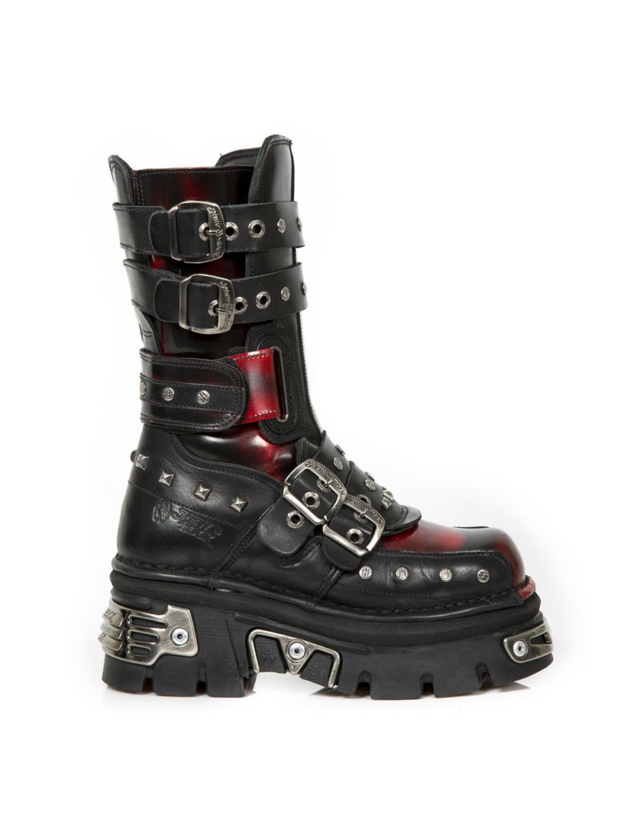 Femmes New Rock | Boot Metallic M-703-C3