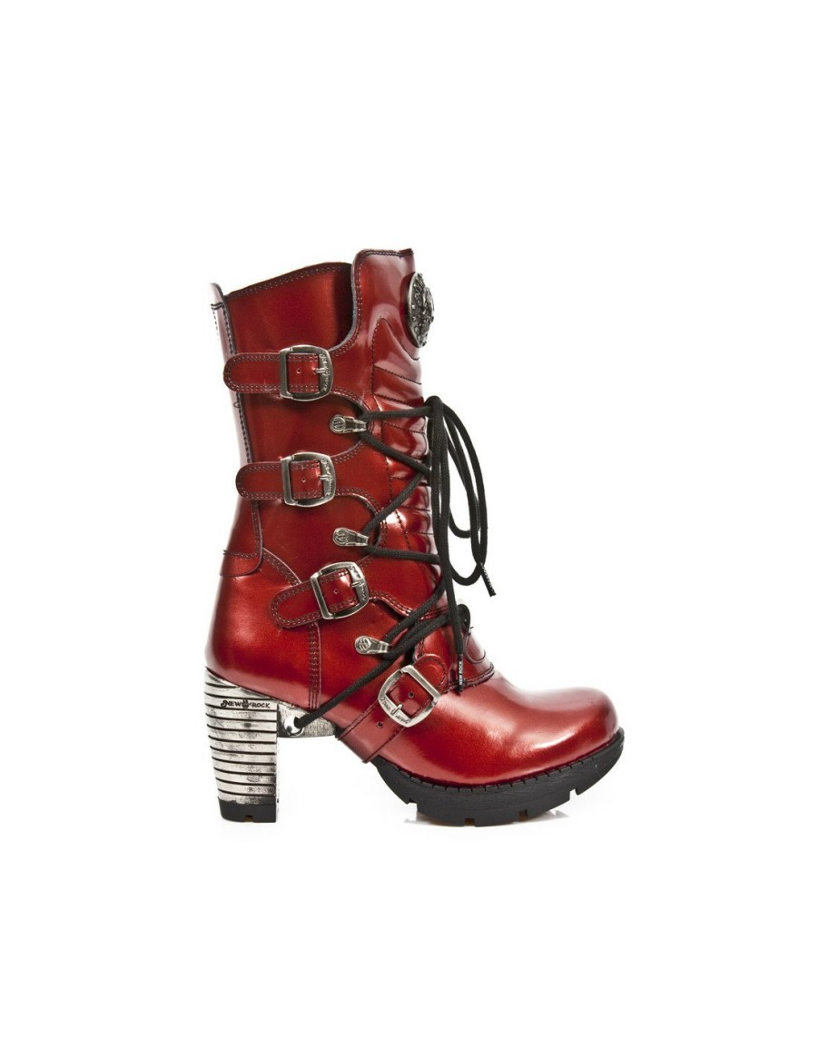 Femmes New Rock | Boot Black M-Tr003-C10