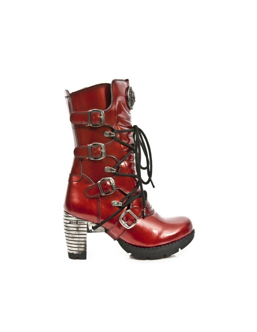 Femmes New Rock | Boot Black M-Tr003-C10