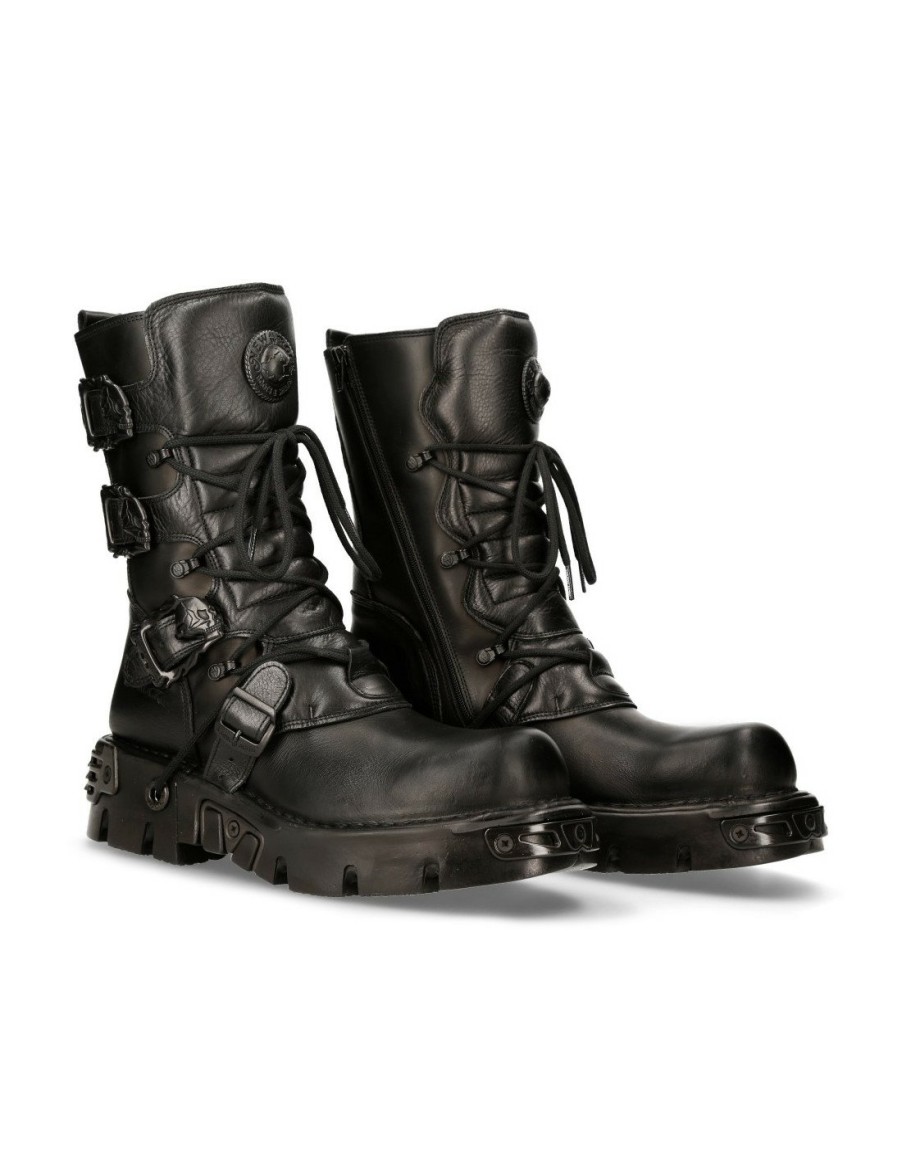 Femmes New Rock | Boot Black Reactor M-391-S18