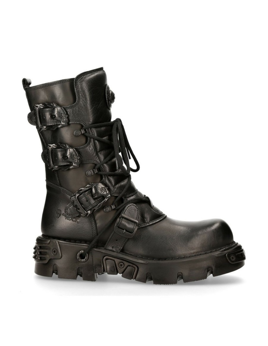 Femmes New Rock | Boot Black Reactor M-391-S18