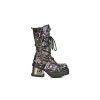 Femmes New Rock | Boot Metallic M-373-Q2