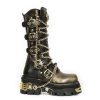 Femmes New Rock | High Boot Metallic M-1013-C3