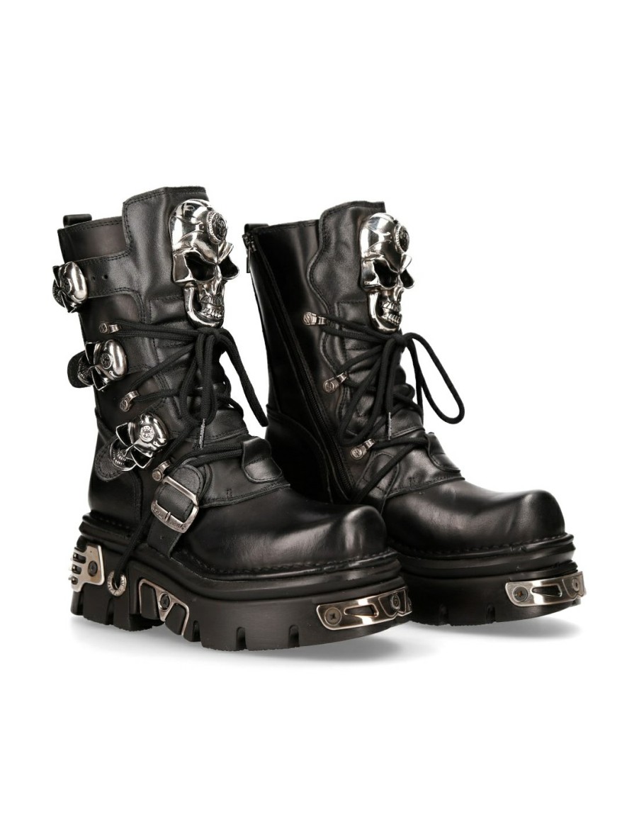 Femmes New Rock | Boot Metallic M-375-S1