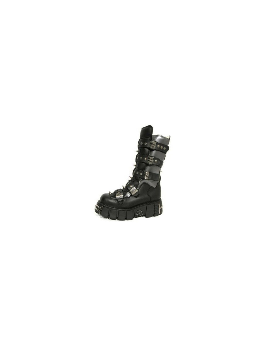 Femmes New Rock | Boot Metallic M-134-C1