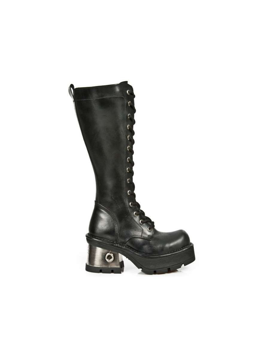 Femmes New Rock | High Boot Metallic M-237-C1