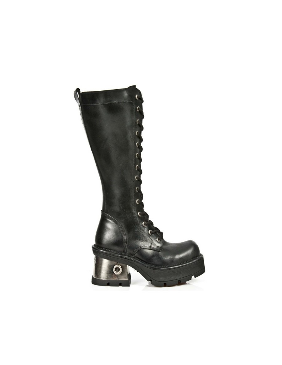 Femmes New Rock | High Boot Metallic M-237-C1