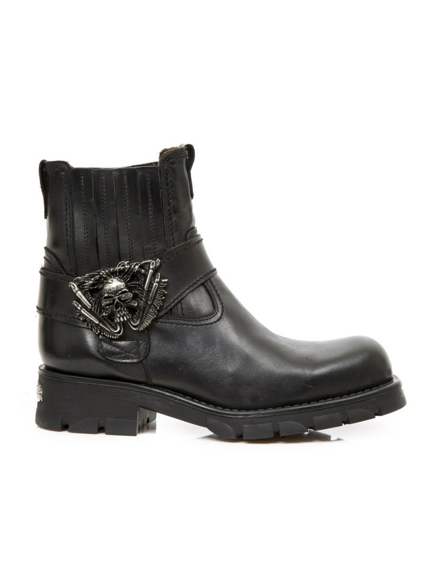 Hommes New Rock | Ankle Boot Motorcycle M-7633-S1