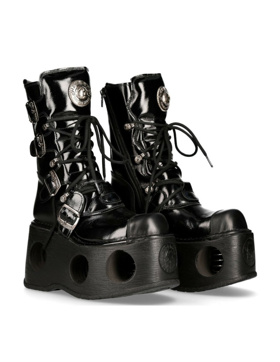 Femmes New Rock | Boot Metallic M-313-S5