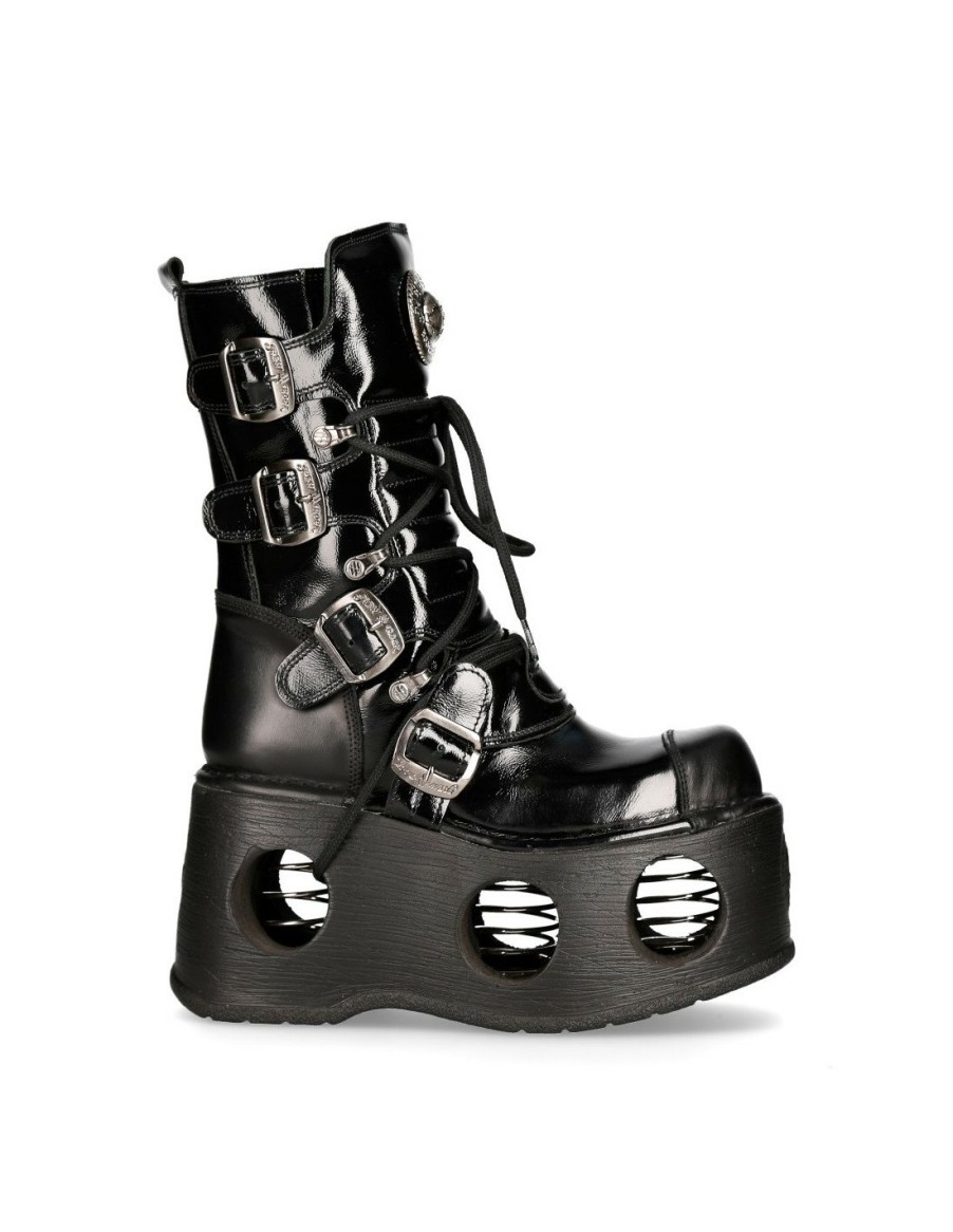 Femmes New Rock | Boot Metallic M-313-S5