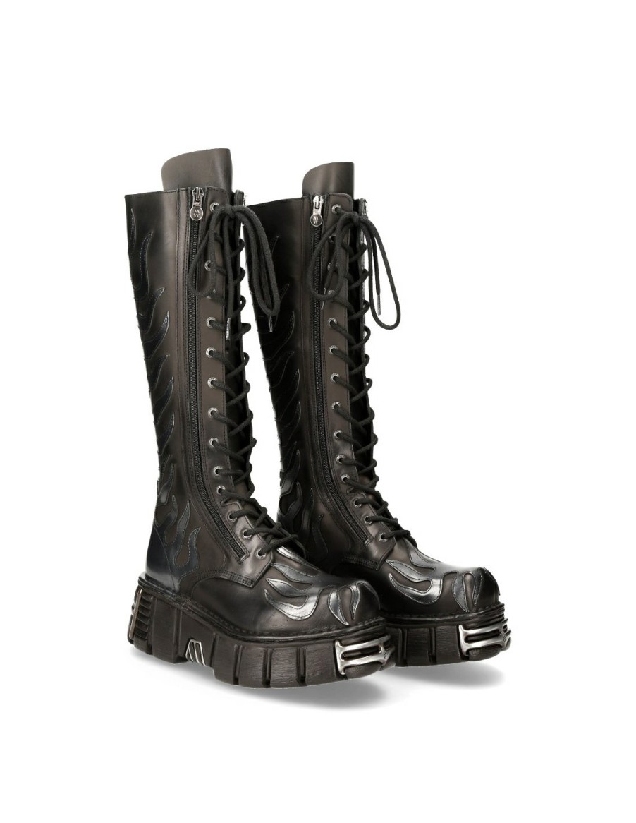 Femmes New Rock | Boot Metallic M-350-C1