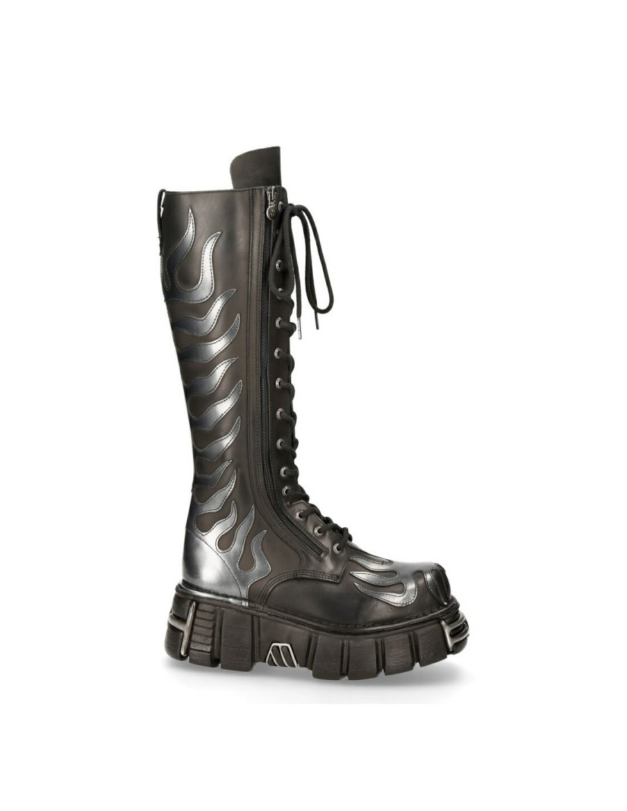 Femmes New Rock | Boot Metallic M-350-C1