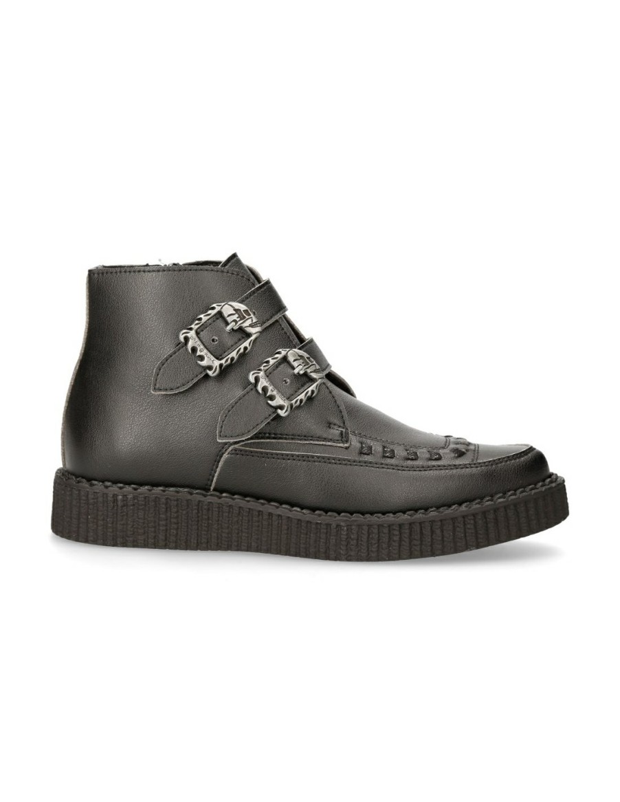 Femmes New Rock | Shoe Black Creeper M-Creepers004-V1