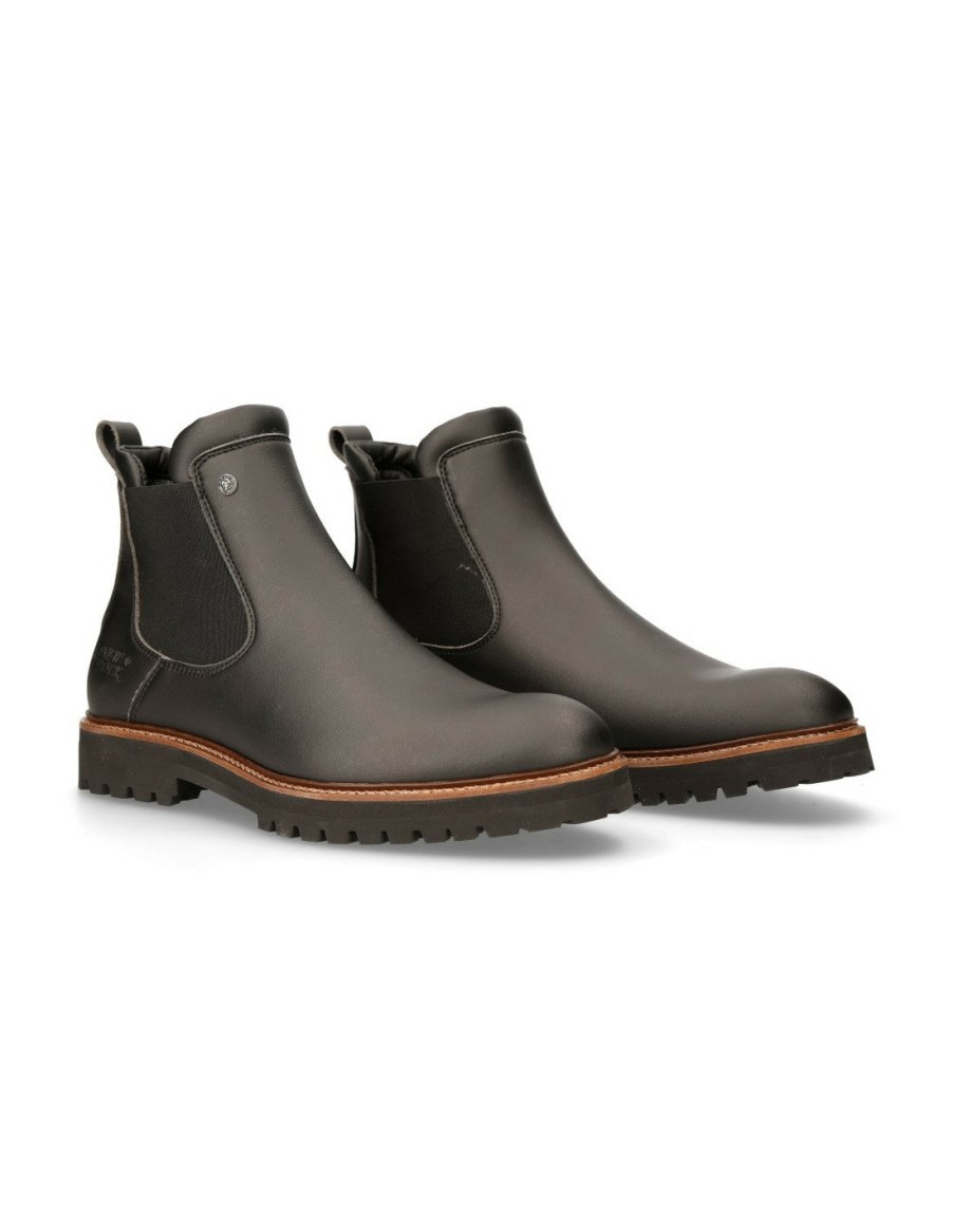 Hommes New Rock | Ankle Boot Black M-Montagna003-V1