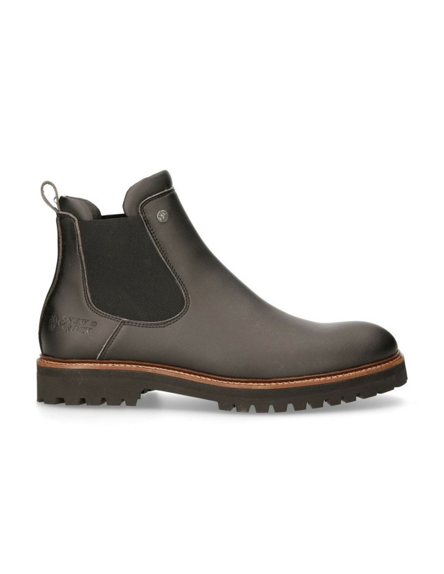 Hommes New Rock | Ankle Boot Black M-Montagna003-V1