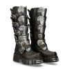 Femmes New Rock | High Boot Metallic M-738-S1