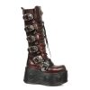 Femmes New Rock | High Boot Metallic M-272-Cz03