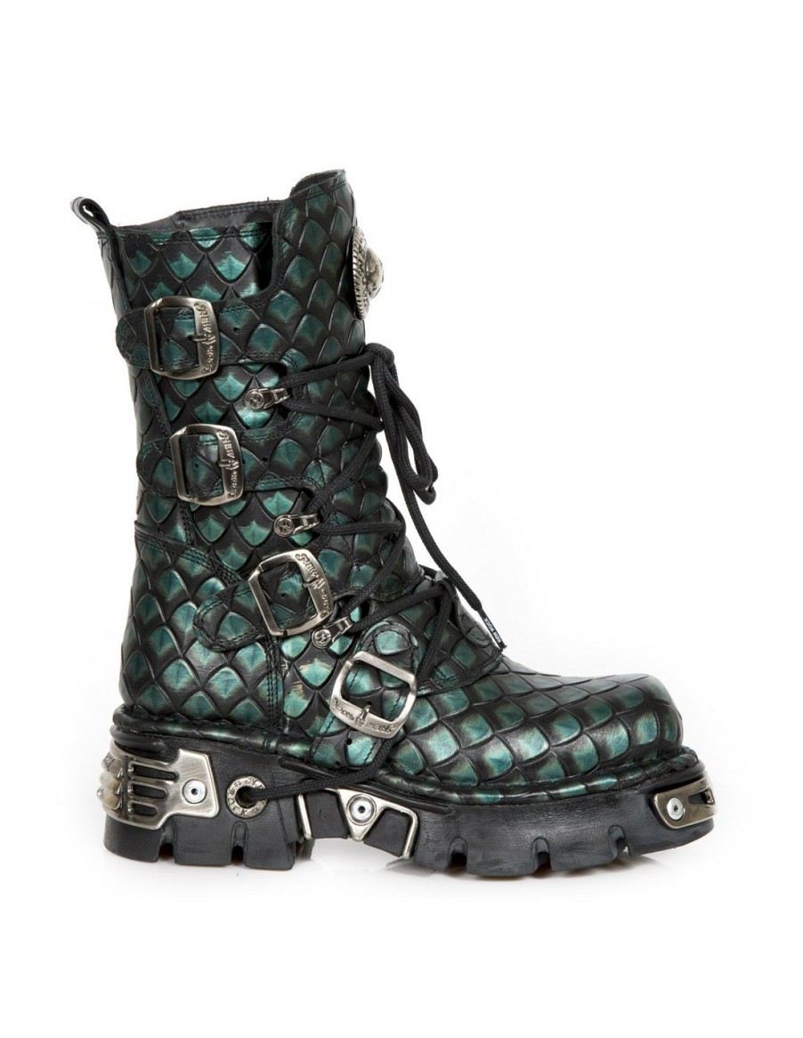 Femmes New Rock | Boot Metallic M-373-C406