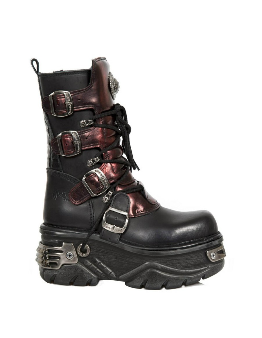 Femmes New Rock | Boot Metallic M-373-Cz84