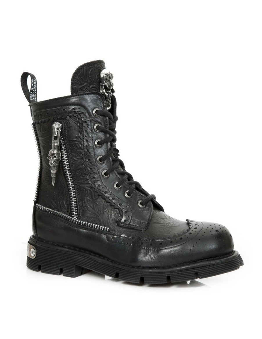 Femmes New Rock | Boot Metallic M-Newmili120-C2