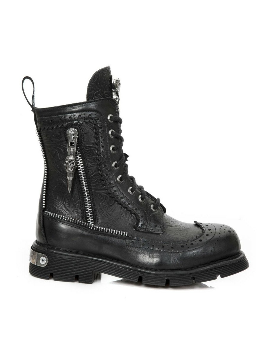 Femmes New Rock | Boot Metallic M-Newmili120-C2