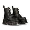 Femmes New Rock | Boot Black Tower With Laces M-Newmili083-S21