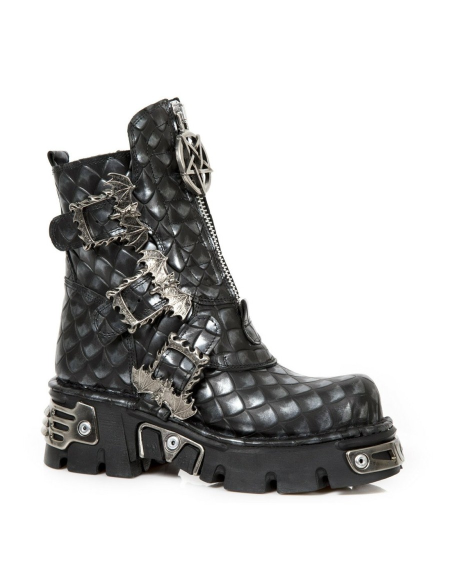 Femmes New Rock | Boot Metallic M-1486-C8