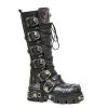 Femmes New Rock | High Boot Metallic M-272-Cz18