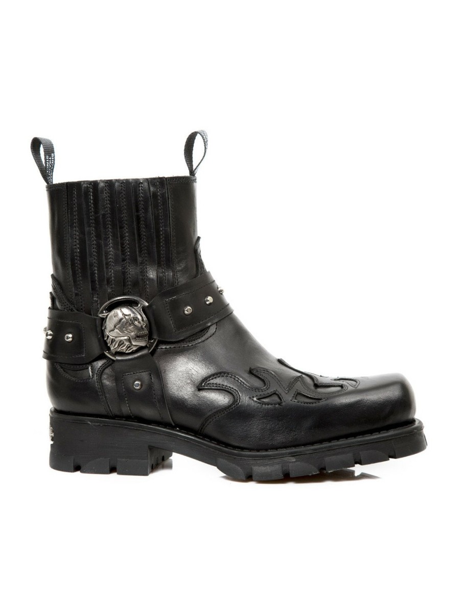 Hommes New Rock | Ankle Boot Motorcycle M-7637-C2