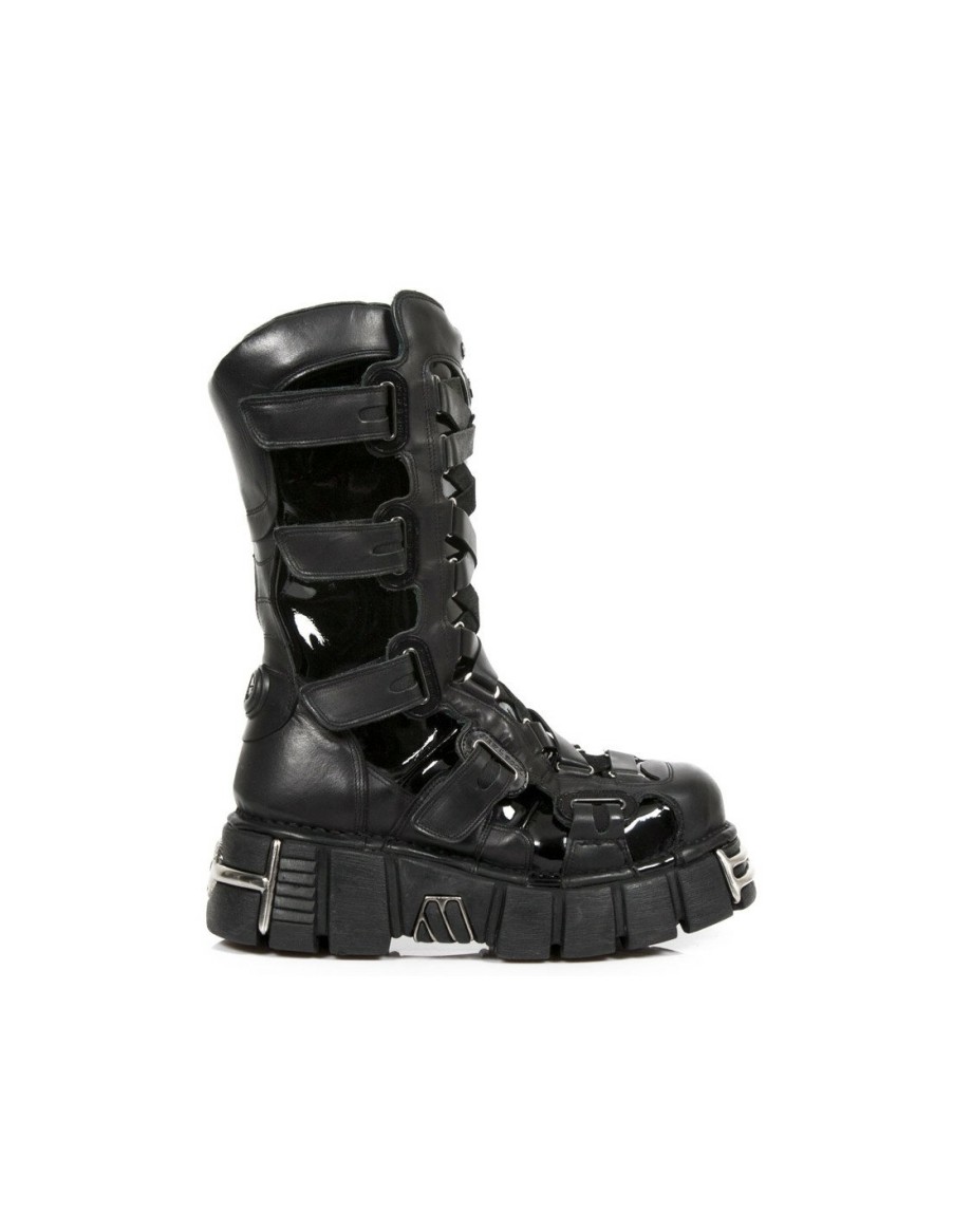 Femmes New Rock | Boot Metallic M-189-C2