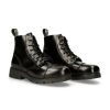 Femmes New Rock | Ankle Boot Black Ranger With Laces M-Ranger006-S2