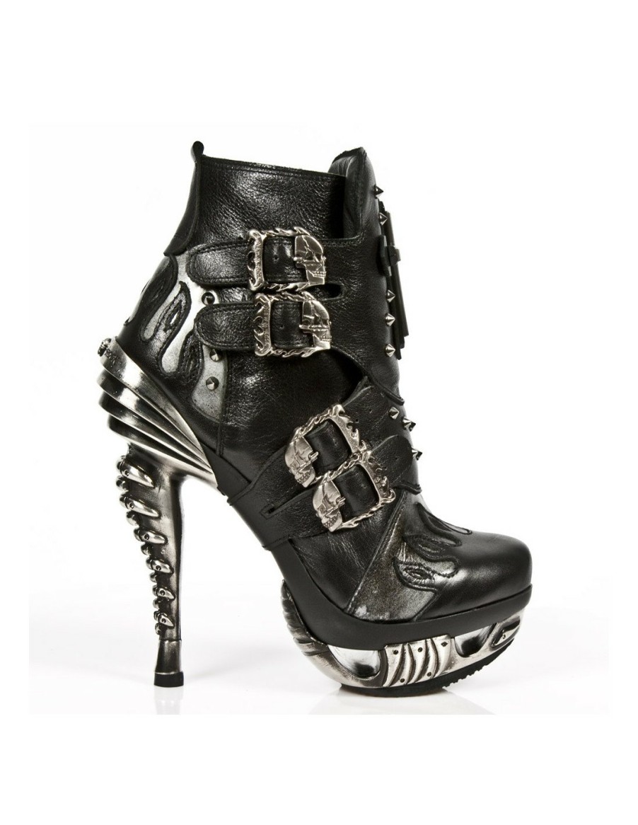 Femmes New Rock | Ankle Boot Punk M-Mag005-S1