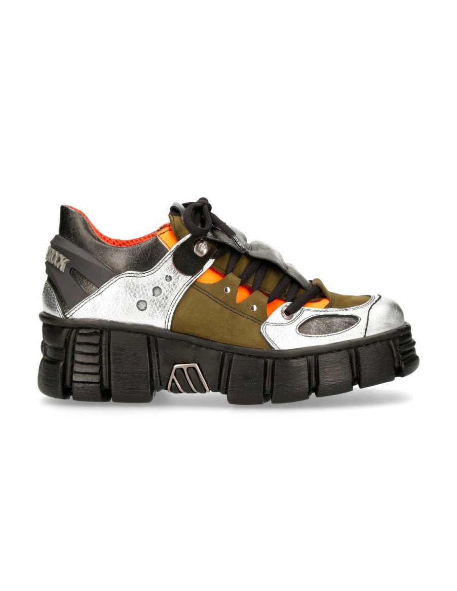 Hommes New Rock | Shoe Tower With Laces M-Wall002-C14